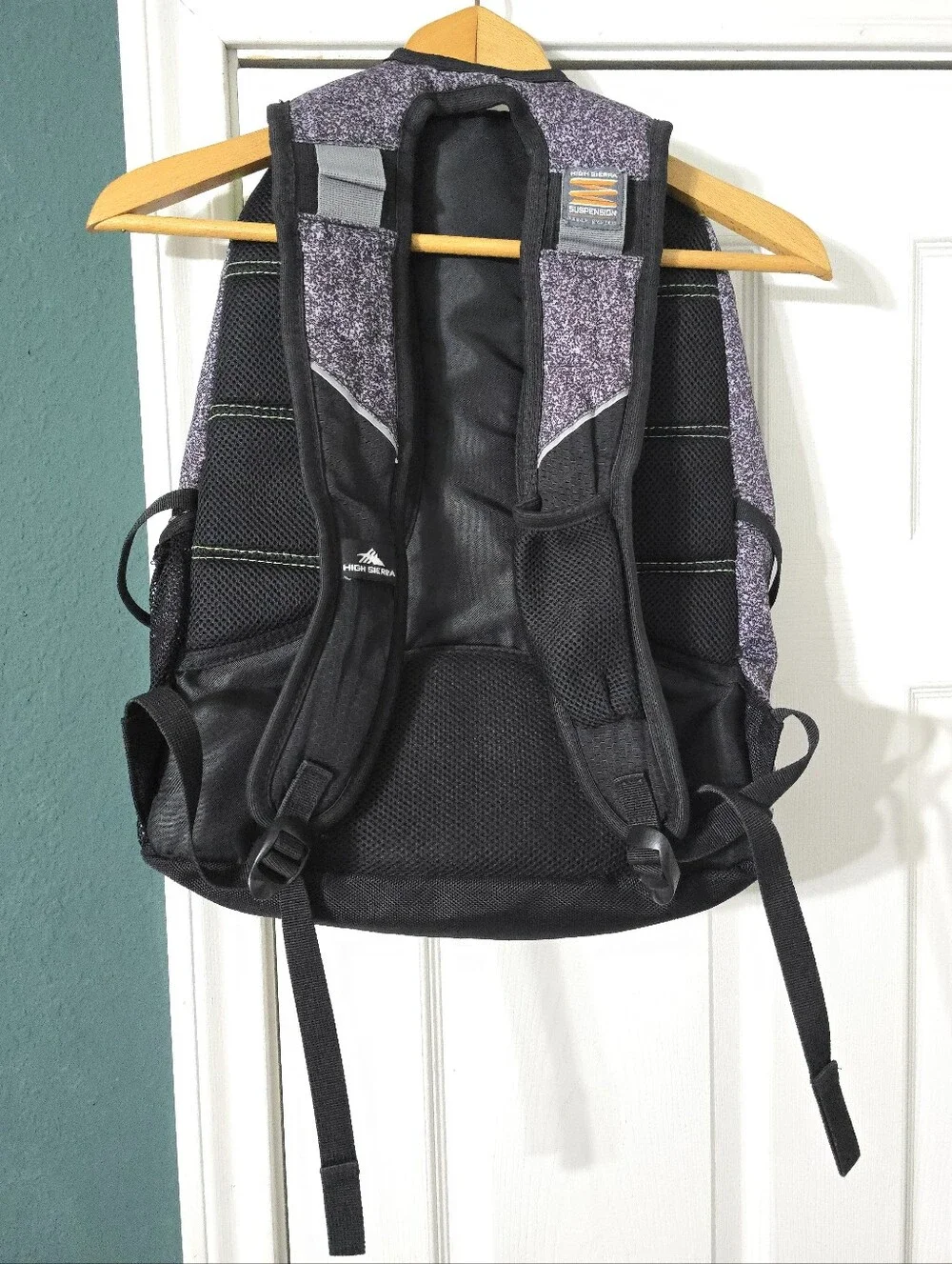 High Sierra Backpack Opie Lime Green Black Gray Laptop School Hiking Daypack